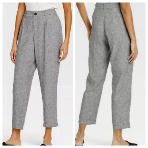 a new day Pants - A New Day Gray Linen Women's Dress Pants Size 16W